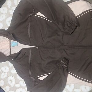 Tangerine Athletic Zip Up Jacket Size X-Large
